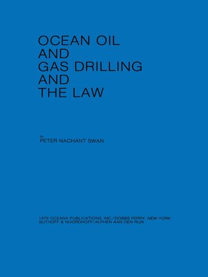 cover image of Ocean Oil and Gas Drilling and the Law